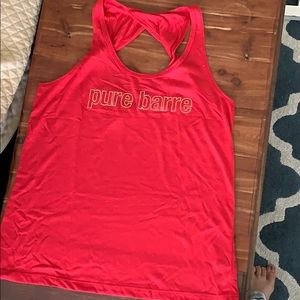 Pure Barre double twist back tank